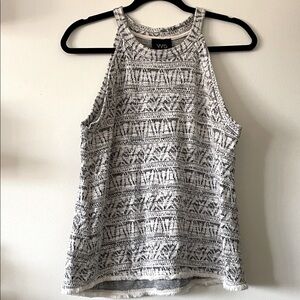 W5 Monochrome Geometric Tank Top